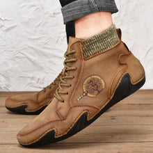 Lade das Bild in den Galerie-Viewer, Tacocood New Style Casual plus Baumwollschnürstiefel für Herren