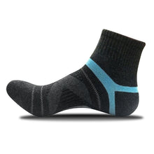 Lade das Bild in den Galerie-Viewer, Chaussette de compression bleu et grise