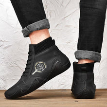 Lade das Bild in den Galerie-Viewer, Tacocood New Style Casual plus Baumwollschnürstiefel für Herren
