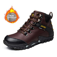 Lade das Bild in den Galerie-Viewer, Tacocood Warme Schneeschuhe im Winter im Freien High-Top wasserdichte Baumwollstiefel