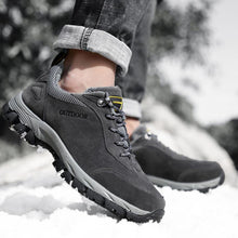 Lade das Bild in den Galerie-Viewer, Tacocood Winter Outdoor Wärme und Samt rutschfeste abriebfeste Baumwollschuhe Wanderschuhe
