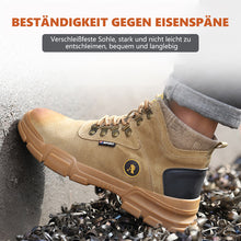 Lade das Bild in den Galerie-Viewer, Tacocood High-Top-Sicherheitsschuhe aus Leder gegen Stöße und Stiche