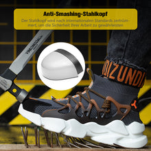 Lade das Bild in den Galerie-Viewer, Tacocood Herren Herbst / Winter Anti-Smash und Anti-Pannen Stahl Zehenkappe Arbeitsschuhe