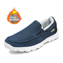 Lade das Bild in den Galerie-Viewer, Tacocood Bequeme und warme Herrenschuhe aus Winter-Canvas und Samt