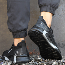 Lade das Bild in den Galerie-Viewer, Tacocood Sommer Atmungsaktive Modeschutzschuhe für Herren