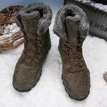 Lade das Bild in den Galerie-Viewer, Tacocood Herren Martin Stiefel Lässige High-Top Warme Schneestiefel