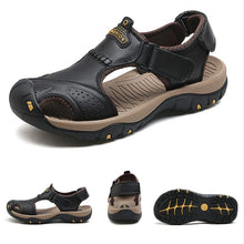 Lade das Bild in den Galerie-Viewer, Tacocood Sommer Sandalen Männer Echtes Leder Casual Schuhe