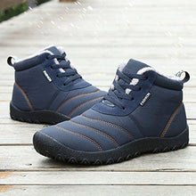 Lade das Bild in den Galerie-Viewer, Tacocood Herren Damen Winterschuhe Warm Gefüttert Winter Stiefel Kurz Schnür Boots Schneestiefel Outdoor Freizeit Schuhe
