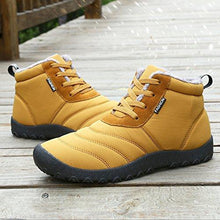 Lade das Bild in den Galerie-Viewer, Tacocood Herren Damen Winterschuhe Warm Gefüttert Winter Stiefel Kurz Schnür Boots Schneestiefel Outdoor Freizeit Schuhe