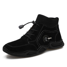 Lade das Bild in den Galerie-Viewer, Tacocood 2021 neue lässige Herren warme Lederstiefel