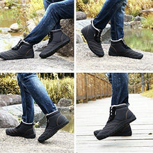 Lade das Bild in den Galerie-Viewer, Tacocood Herren Damen Winterschuhe Warm Gefüttert Winter Stiefel Kurz Schnür Boots Schneestiefel Outdoor Freizeit Schuhe
