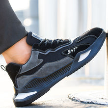 Lade das Bild in den Galerie-Viewer, Tacocood Anti-Smashing und Anti-Piercing Stahl Zehenkappe leichte Schutzschuhe für Herbst und Winter