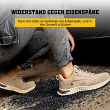 Lade das Bild in den Galerie-Viewer, Tacocood Anti-Smashing und Anti-Piercing Stahl Zehen bequeme Leder Sicherheitsschuhe