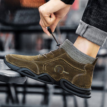 Lade das Bild in den Galerie-Viewer, Tacocood 2021 neue lässige Herren warme Lederstiefel