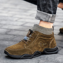 Lade das Bild in den Galerie-Viewer, Tacocood 2021 neue lässige Herren warme Lederstiefel