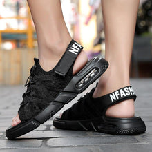 Lade das Bild in den Galerie-Viewer, Tacocood Männer Sommer Sandalen Mesh Atmungsaktive Flache Schuhe