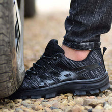 Lade das Bild in den Galerie-Viewer, Tacocood casual atmungsaktive sommer mesh stahl kappe kappen arbeit sicherheit schuhe 36-50
