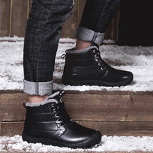 Lade das Bild in den Galerie-Viewer, Tacocood Wasserdichte Winterschuhe aus Leder und Samtbaumwolle