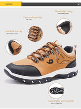 Lade das Bild in den Galerie-Viewer, Men Sports Casual Wearable Hiking Sneakers Male Non-slip Running Quality Leather Shoes