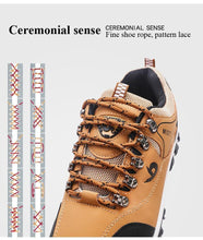 Lade das Bild in den Galerie-Viewer, Men Sports Casual Wearable Hiking Sneakers Male Non-slip Running Quality Leather Shoes