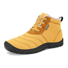 Lade das Bild in den Galerie-Viewer, Tacocood Herren Damen Winterschuhe Warm Gefüttert Winter Stiefel Kurz Schnür Boots Schneestiefel Outdoor Freizeit Schuhe
