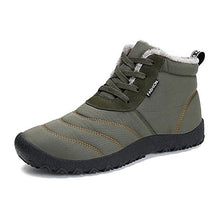 Lade das Bild in den Galerie-Viewer, Tacocood Herren Damen Winterschuhe Warm Gefüttert Winter Stiefel Kurz Schnür Boots Schneestiefel Outdoor Freizeit Schuhe
