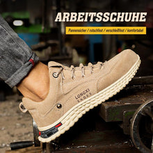 Lade das Bild in den Galerie-Viewer, Tacocood Anti-Smashing und Anti-Piercing Stahl Zehen bequeme Leder Sicherheitsschuhe
