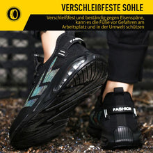 Lade das Bild in den Galerie-Viewer, Tacocood Atmungsaktive Sicherheitsschuhe mit geflochtener Stahlkappe
