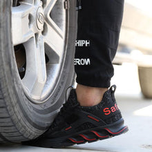 Lade das Bild in den Galerie-Viewer, Tacocood Männer Standard Stahl Kappe Arbeit Sicherheit Schuhe
