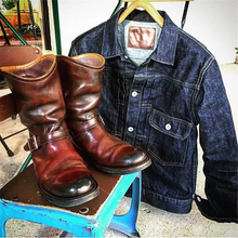 Lade das Bild in den Galerie-Viewer, Men's Genuine Leather Engineer Boots
