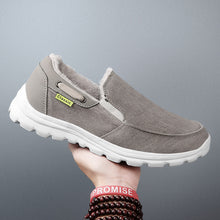 Lade das Bild in den Galerie-Viewer, Tacocood Bequeme und warme Herrenschuhe aus Winter-Canvas und Samt

