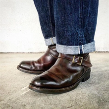 Lade das Bild in den Galerie-Viewer, Men's Genuine Leather Engineer Boots
