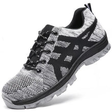 Lade das Bild in den Galerie-Viewer, Tacocood casual atmungsaktive sommer mesh stahl kappe kappen arbeit sicherheit schuhe  36-50
