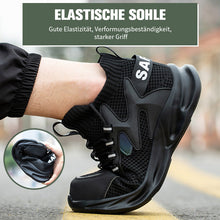 Lade das Bild in den Galerie-Viewer, Tacocood PU-weiche Sohle atmungsaktive Mesh-Anti-Smash-Sicherheitsschuhe

