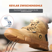 Lade das Bild in den Galerie-Viewer, Tacocood High-Top-Sicherheitsschuhe aus Leder gegen Stöße und Stiche
