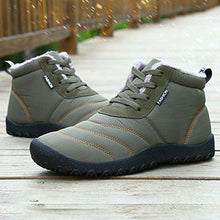 Lade das Bild in den Galerie-Viewer, Tacocood Herren Damen Winterschuhe Warm Gefüttert Winter Stiefel Kurz Schnür Boots Schneestiefel Outdoor Freizeit Schuhe
