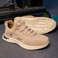 Lade das Bild in den Galerie-Viewer, Tacocood Anti-Smashing und Anti-Piercing Stahl Zehen bequeme Leder Sicherheitsschuhe
