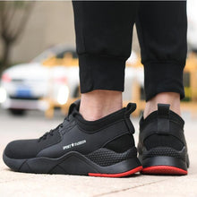 Lade das Bild in den Galerie-Viewer, Tacocood Männer der Arbeit Sicherheits Schuhe Atmungsaktiv Leichte Sommer männer  36-50 Sport Schuhe
