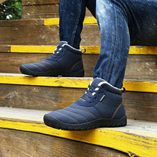 Lade das Bild in den Galerie-Viewer, Tacocood Herren Damen Winterschuhe Warm Gefüttert Winter Stiefel Kurz Schnür Boots Schneestiefel Outdoor Freizeit Schuhe
