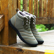 Lade das Bild in den Galerie-Viewer, Tacocood Herren Damen Winterschuhe Warm Gefüttert Winter Stiefel Kurz Schnür Boots Schneestiefel Outdoor Freizeit Schuhe
