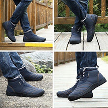 Lade das Bild in den Galerie-Viewer, Tacocood Herren Damen Winterschuhe Warm Gefüttert Winter Stiefel Kurz Schnür Boots Schneestiefel Outdoor Freizeit Schuhe
