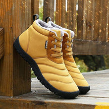 Lade das Bild in den Galerie-Viewer, Tacocood Herren Damen Winterschuhe Warm Gefüttert Winter Stiefel Kurz Schnür Boots Schneestiefel Outdoor Freizeit Schuhe

