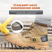 Lade das Bild in den Galerie-Viewer, Tacocood High-Top-Sicherheitsschuhe aus Leder gegen Stöße und Stiche
