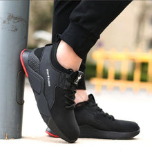 Lade das Bild in den Galerie-Viewer, Tacocood Männer der Arbeit Sicherheits Schuhe Atmungsaktiv Leichte Sommer männer  36-50 Sport Schuhe
