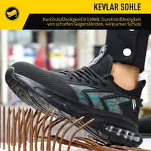 Lade das Bild in den Galerie-Viewer, Tacocood Atmungsaktive Sicherheitsschuhe mit geflochtener Stahlkappe
