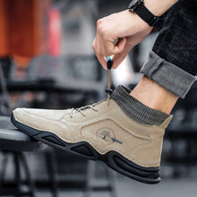Lade das Bild in den Galerie-Viewer, Tacocood 2021 neue lässige Herren warme Lederstiefel

