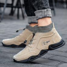 Lade das Bild in den Galerie-Viewer, Tacocood 2021 neue lässige Herren warme Lederstiefel
