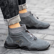 Lade das Bild in den Galerie-Viewer, Tacocood 2021 neue lässige Herren warme Lederstiefel
