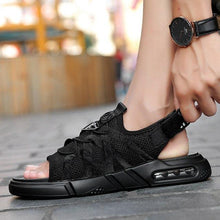 Lade das Bild in den Galerie-Viewer, Tacocood Männer Sommer Sandalen Mesh Atmungsaktive Flache Schuhe
