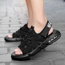 Lade das Bild in den Galerie-Viewer, Tacocood Männer Sommer Sandalen Mesh Atmungsaktive Flache Schuhe
